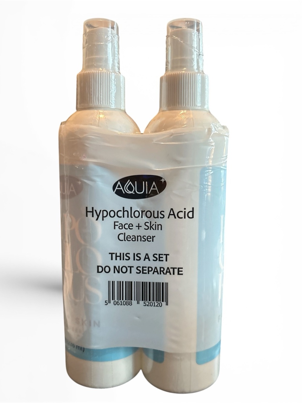 Aquia Hypochlorous Acid Face + Skin Cleanser - Set of 2